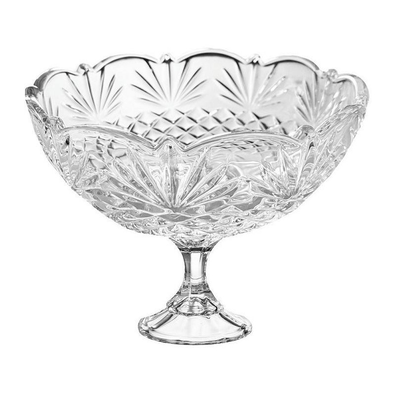 Salaterka kryształ Bohemia Vega 22cm na nodze